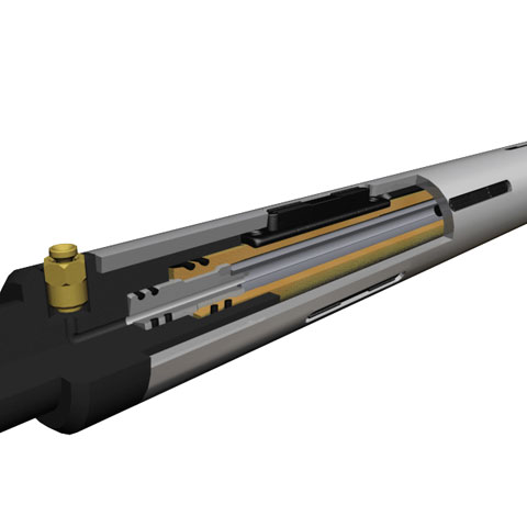 The convex key gassing axis type